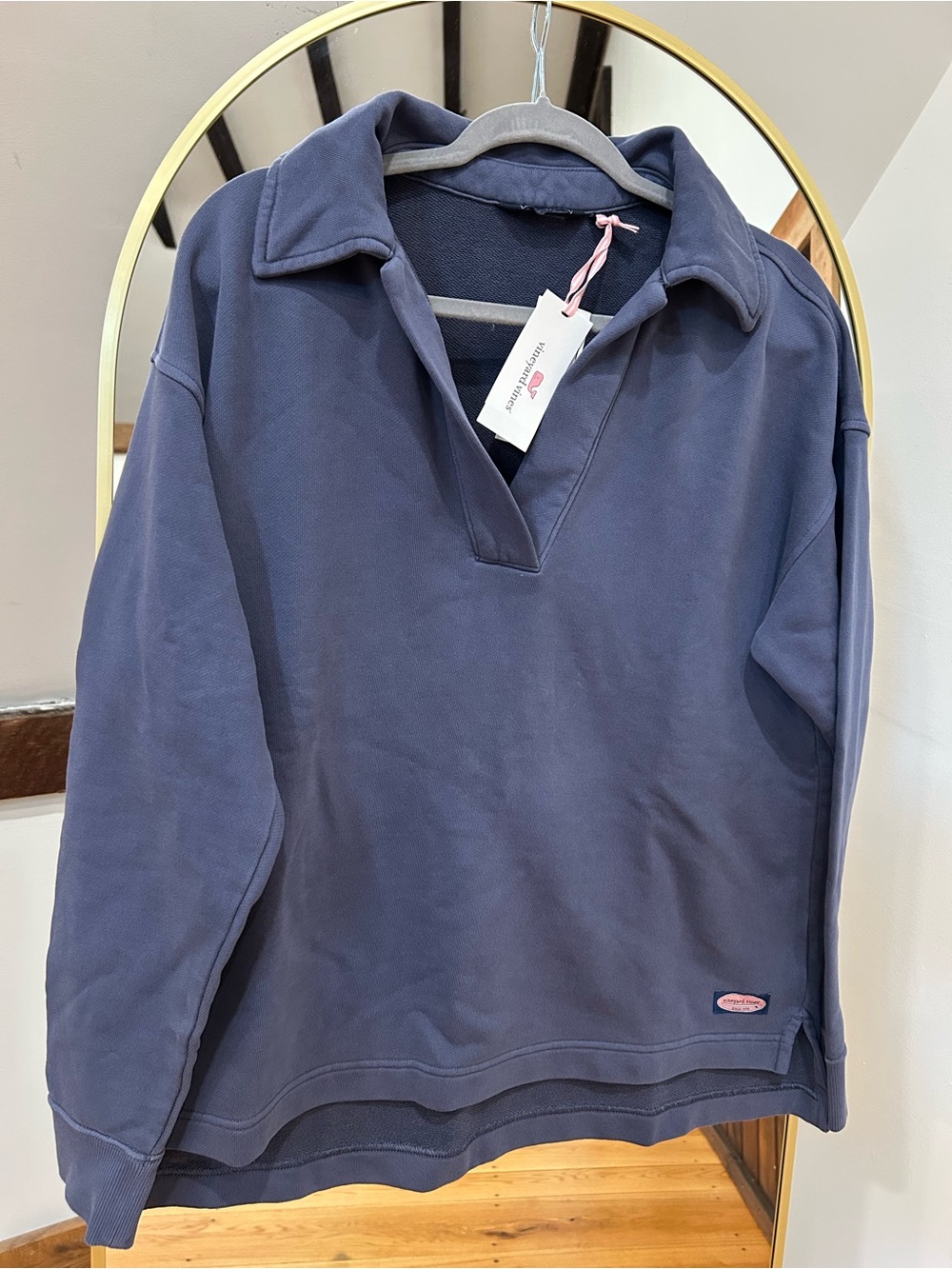 Vineyard Vines Cam Sweatshirt. Nautical Navy Women’s Medium. NWT